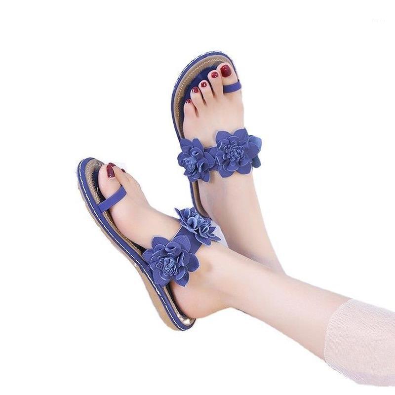 

Summer 2020 Fashion Sandals Women's Flowers Sandals and Slippers Indoor and Outdoor Flip Flops Beach Shoes Women Slippers1, Red