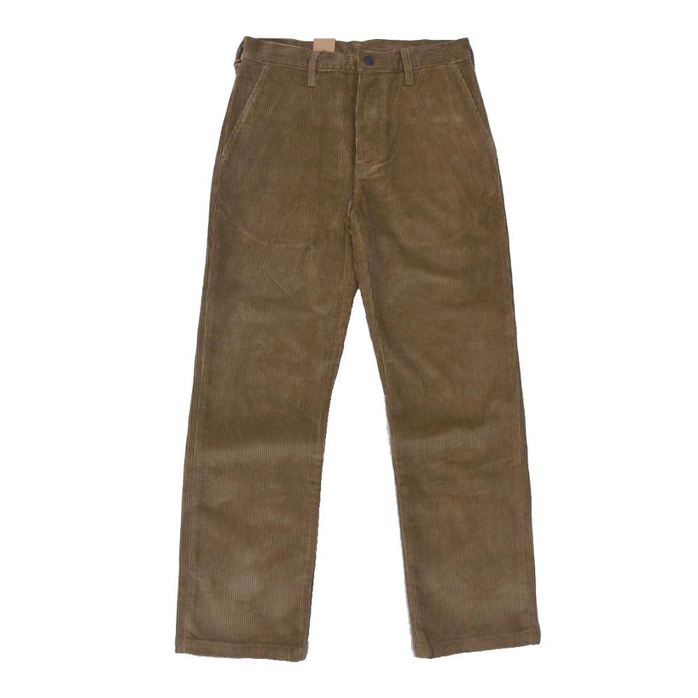

corduroy casual retro straight leg work pants male cords RHGS, Khaki