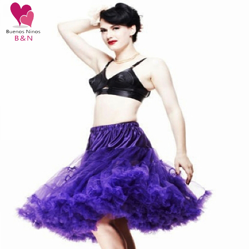

Custom Pettiskirt Women Sexy skirts Chiffon Petticoat Underskirt Tulle Tutu 20 Colors 65cm One Layer No Lining Soft Fluffy Y200326, Red