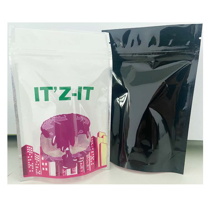 

IT'Z-IT IT Z IT reusable zipper smell proof bag smell proof foil bag with clear window stand-up barrier pouches