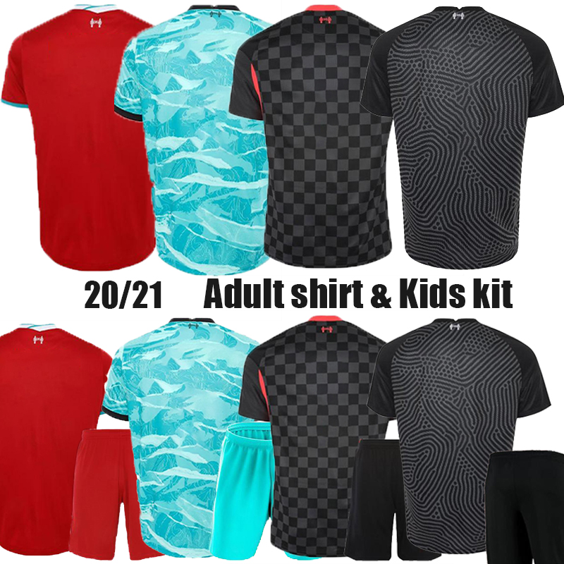 

Newest 2020 2021 Soccer Jersey Adult Kids soccer jersey 20 21 football shirts fÃºtbol uniforms futbol Football Jerseys, Black