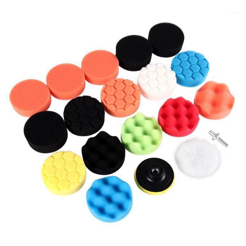 

8pcs 3 4 5 6 7Inch Sponge Polishing Waxing Buffing Pads Kit Set Compound For Auto Car NJ881
