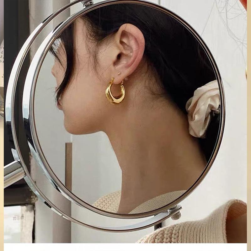 

Boako New Fashion Irregular Splating Stud Earring For Women Wedding Minimalist Vintage Earrings Fashion Jewelry & Accessories