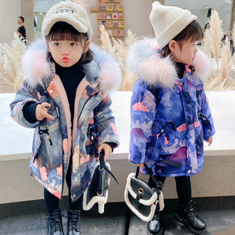 

Toddler Kids Girls Winter Fashion Thick Coat Hooded Down Zipper Outwear Jacket, Blue