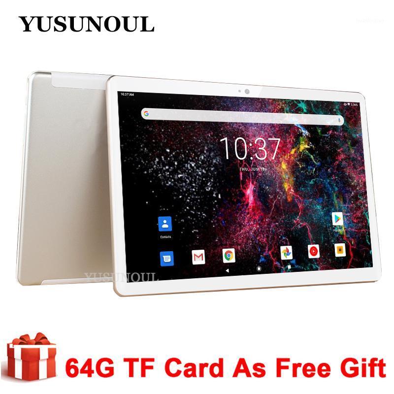 

Phone Call tablets Dual SIM Cards Wifi 32GB ROM 10 inch Tablet Android 9.0 Dual Cameras Tablette tablets PC GPS+Free Gifts1, Black