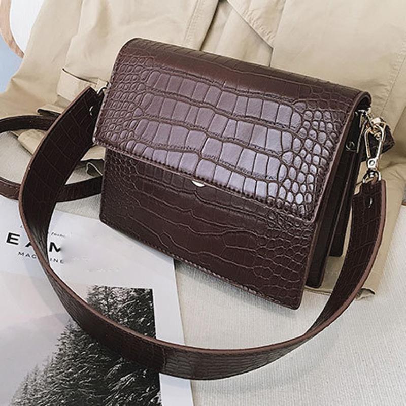 

Women Solid Color Trend Large Capacity Casual Wild Shoulder Crossbody Messenger Bag Bolsas Femininas Sac A Main Femme 20x10x16cm, Beige