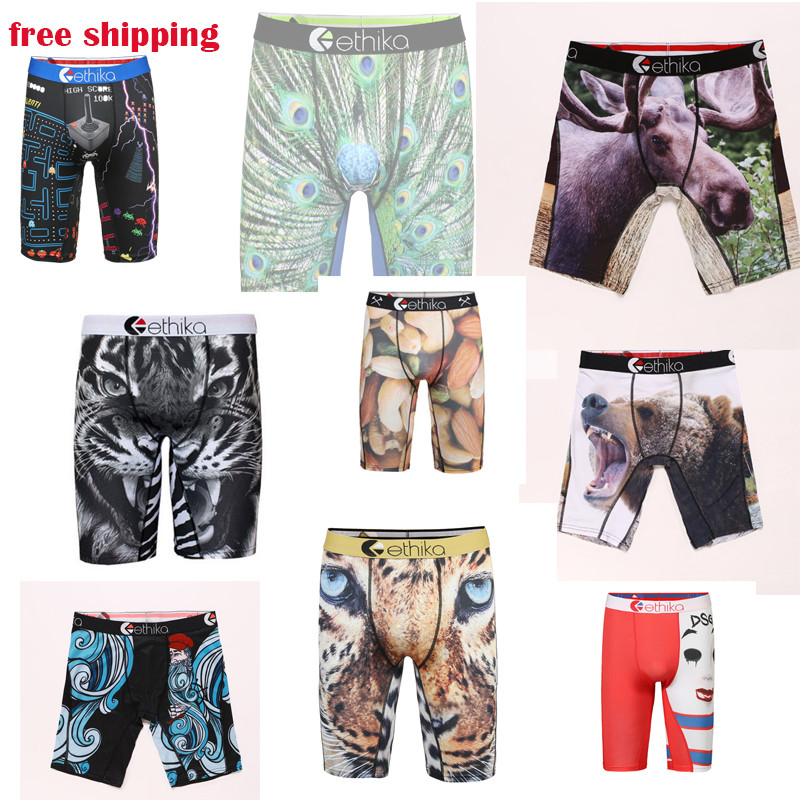 

Designer Ethika Underwear Boxer Shorts Mens Underwears Men's Underpants Panties Comfortable Breathable Cuecas boxeres