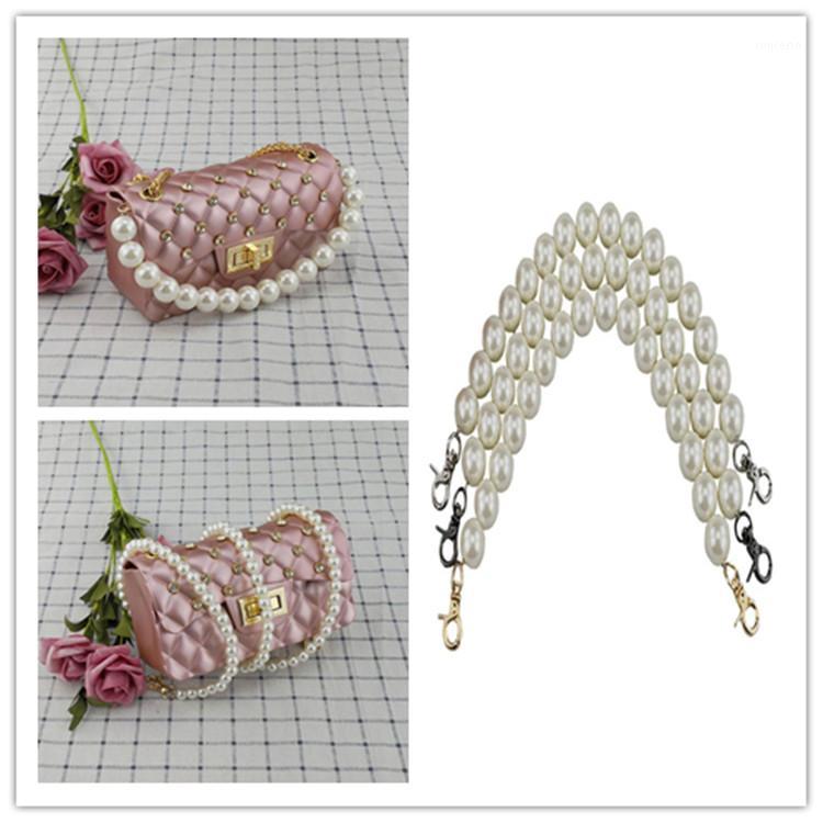 

Free Shipping Pearl Bag Straps DIY Accessories for Women Replacement Shoulder Messenger Handbag Strap1