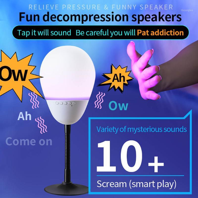 

Wireless Portable Bluetooth Speaker Mini LED Music Audio TF USB FM Stereo Sound Speaker Fun Decompression Slapping Sound1