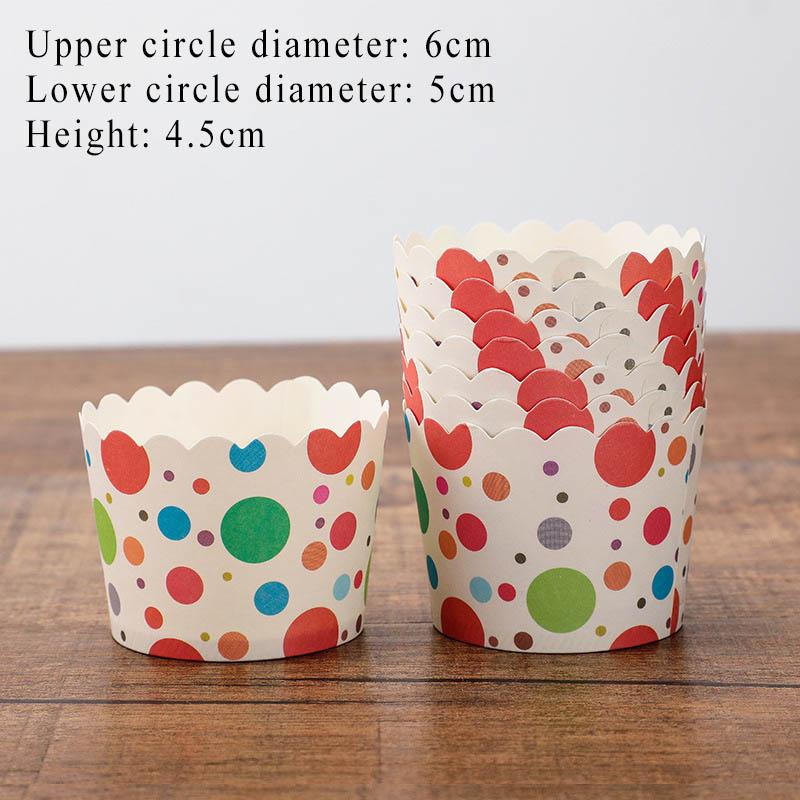 

Muffin Liner Oil Proof Cake Paper Cups 50Pcs DIY Baking Accessories Wedding Birthday Party Decoration Cupcake Cases