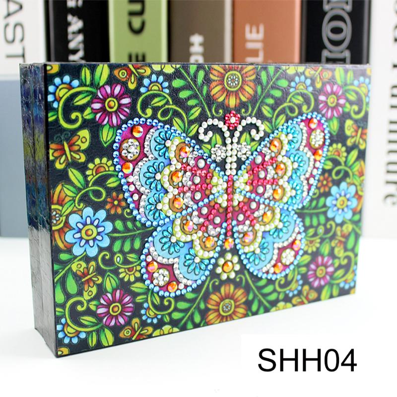 

Diamond Embroidery Paintings Beautiful Color Box Embroidered Rhinestones Full Square Crystal Mosaic Patterns Jewelry Box