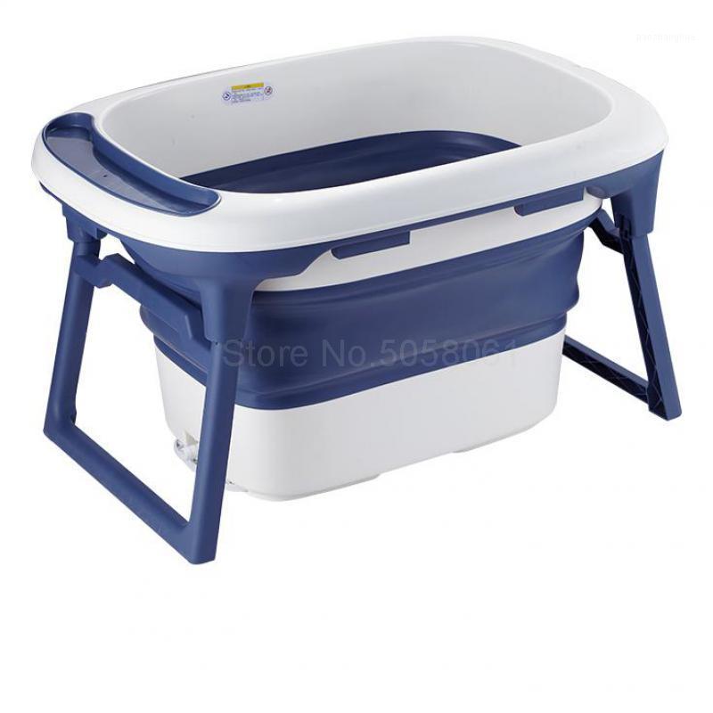 

Baby Bath Bath Artifact Baby Swimming Barrel Neonatal Child Can Sit In A Large Folding Bathtub At Home1