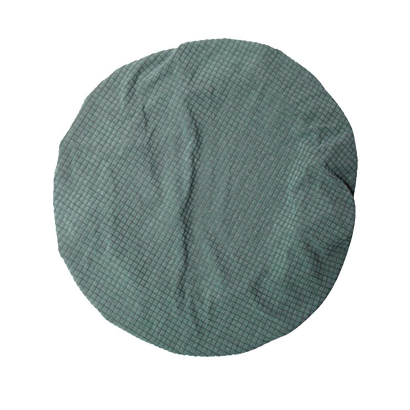 

With Ties Button Home Decor Chair Seat Cover Stretch Solid Cushion Slipcovers Removable Dining Room Protector Office Washable