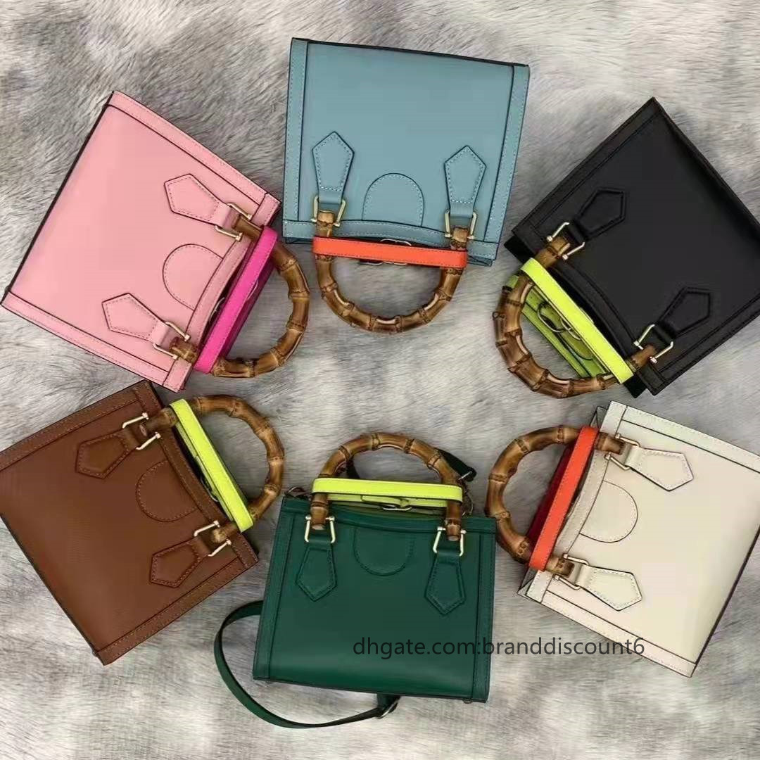 

Luxury Designer Brand Fashion Shoulder Bamboo Bags Handbags High Quality Women Totes Chains Phone Bag Wallet Cross body Metallic Vintage, No bags