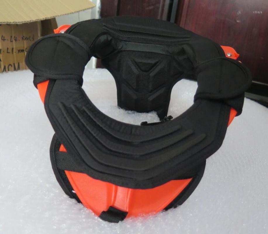 

Color Orange Motocross Neck Brace Downhill DH cycling neck guard Armour Support1