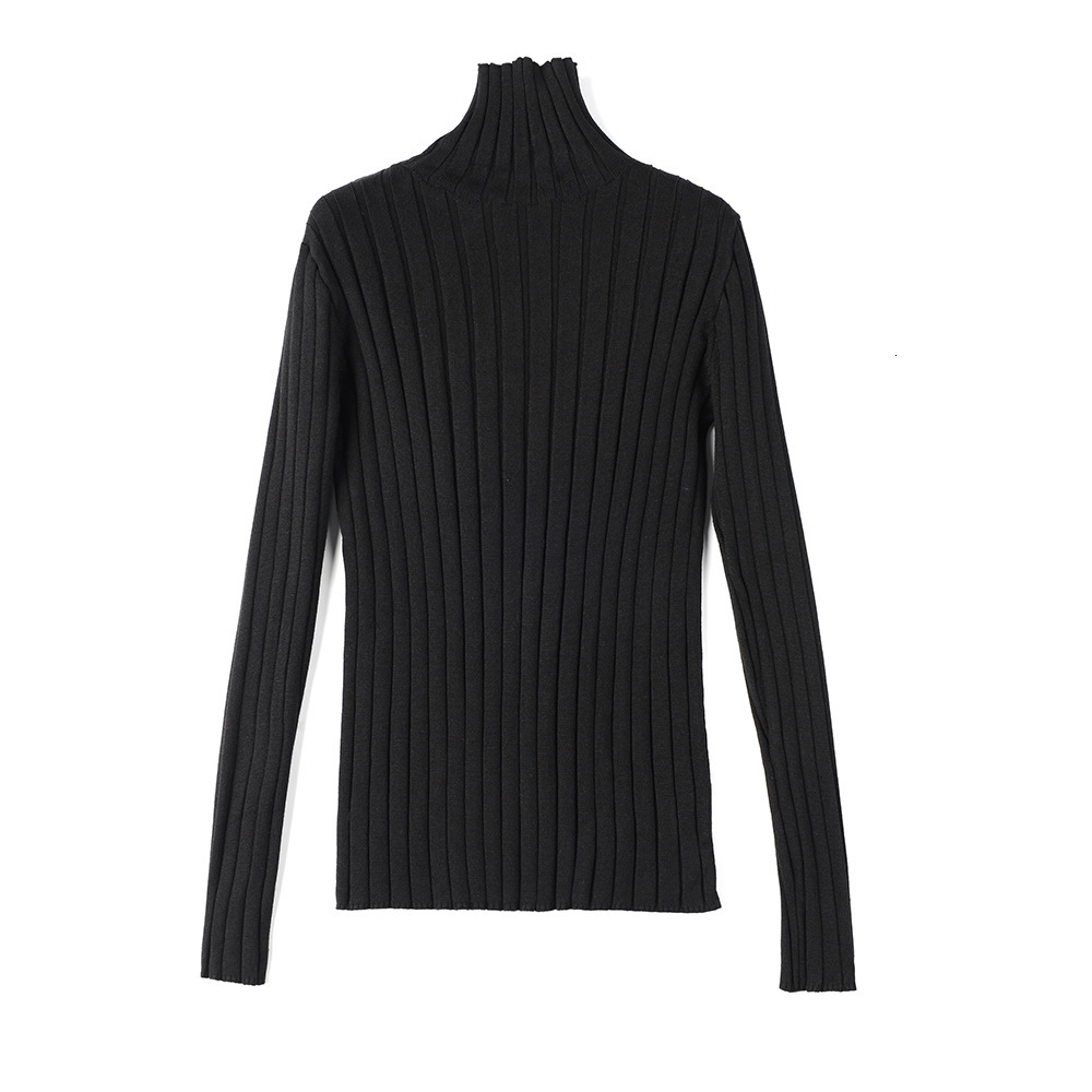 

2021 New Chic Autumn Winter Thick Pullovers Women Long Sleeve Casual Turtleneck Warm Basic Sweater Knit Jumpers Top 1l3j, Yellow