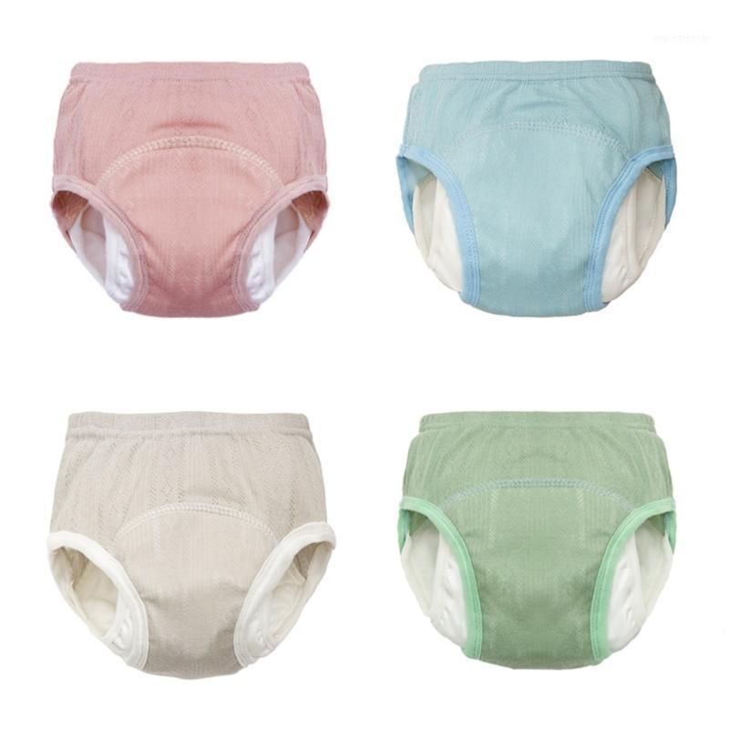 

Children's 2-4T Baby Cotton Training Pants Panties Diapers Reusable Cloth Diaper Nappies Washable Infants Underwear Changing1, Green