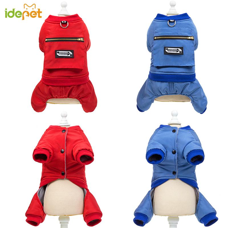 

Warm Dog Jacket Pet Dog Clothes Cotton Dogs Coat Pet Jumpsuit Thick Winter Puppy Cat Clothing For Small Dogs Chihuahua York 35, Green
