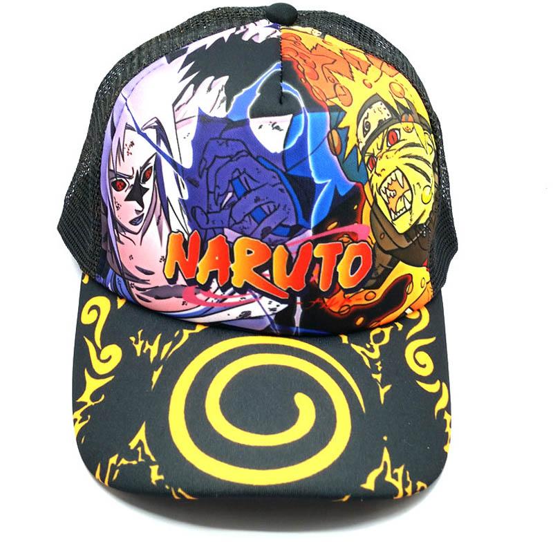 

Anime NARUTO Uchiha Sasuke & Naruto Uzumaki Casual Baseball Cap Sun Hat, Naruto-b