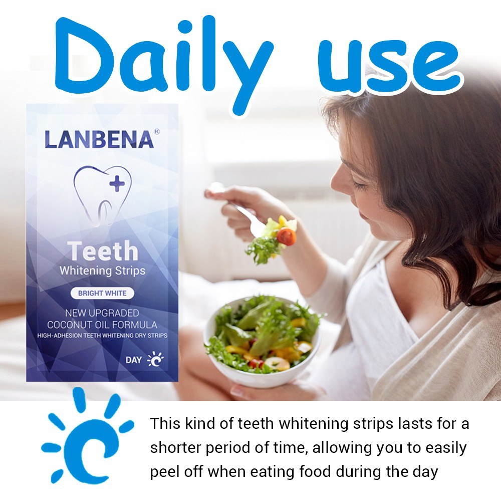 

1Pcs Teeth Whitestrips Daily Use Non-Stimulating Anti-Sensitive Advanced Teeth Whitening Strips Useful Oral Tooth Care