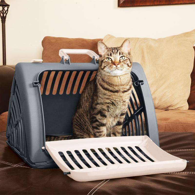 

Pet Dog Carrier Box Aircraft air transport Collapsible Cats Dog Carrier Checked Out Box Small Cat Car Accessories1