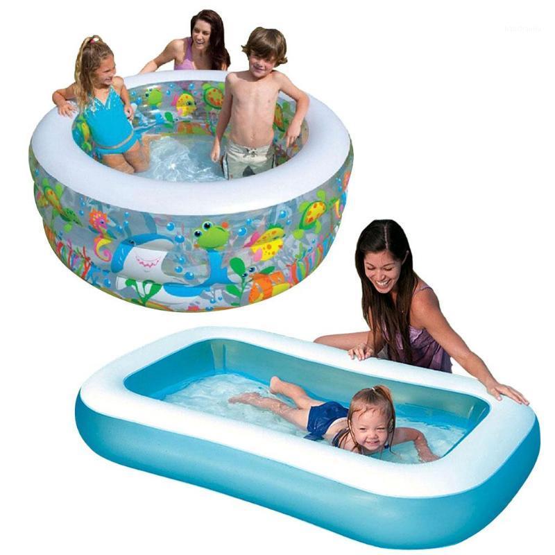 

Family Inflatable Swimming Pool Kids Adult Inflatable Pool High Quality Children'S Home Use Paddling Swimming #Y21