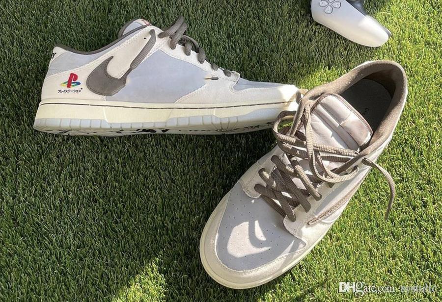 

2020 Newest Authentic PS5 Dunk Travis Scott PlayStation SB 5 Men Outdoor Shoes Low Skateboard Sports Sneakers With box