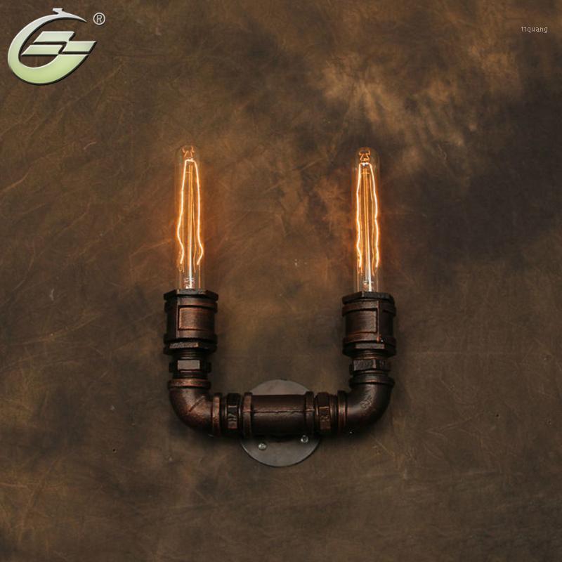 

Industrial Pipe Wall Lamp Retro Decor Study Living Room Bedroom Personality Wall Light1