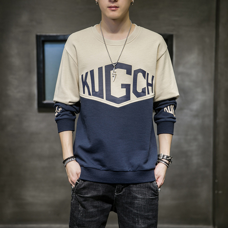 

2021 Sweatshirt Men Hoodies Spring Autumn Hoody Mens Fashion Print Letter Casual Streetwear Clothes Hip Hop Tops Arrival W3lu, Khaki navy blue