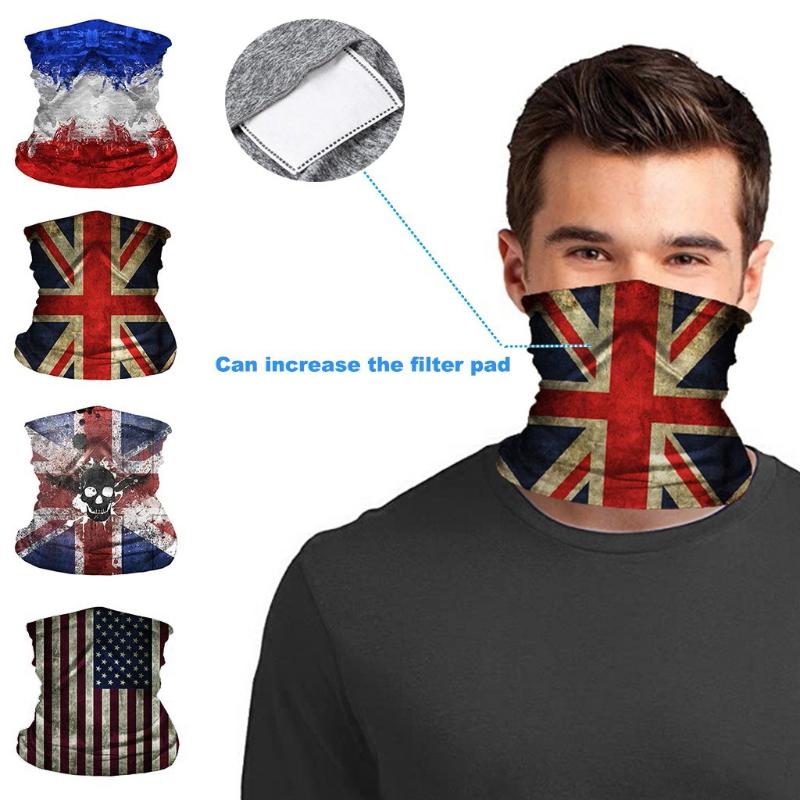 

25# Adult Sun Uv Protection Face Coverage Tube Neck Gaiter Scarves Neck Cover Lady Scarf Ring Wraps Face Washcloth Bandanas