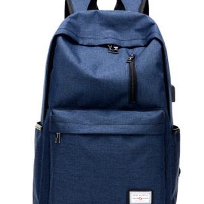 

Men's Everyday Nylon Teenager School Tech Backpack Women Daypack Rucksack Laptop Bag with USB Charge Port B093 ZM82, Blue
