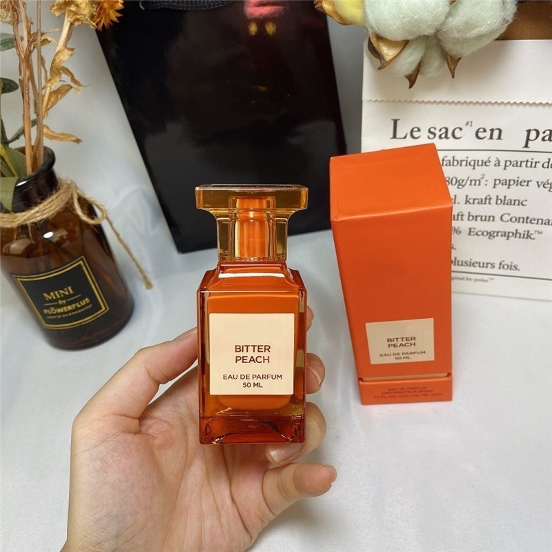 

Factory direct 50ml women perfume BITTER PEACH eau de parfum high quality Attractive fragrance limited edition