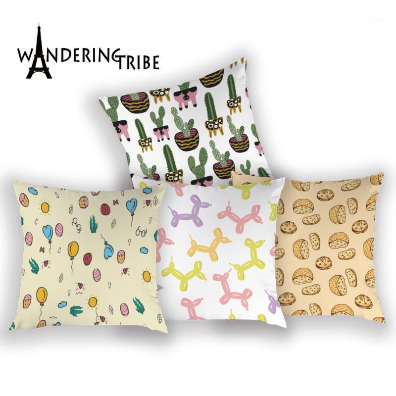 

Cartoon Home Decor Cushion Cover Children Decoration Pillow Gift Tower Cactus Cojin Case 45 X 45 Cat Pillowcase for Cushion1, L757-5