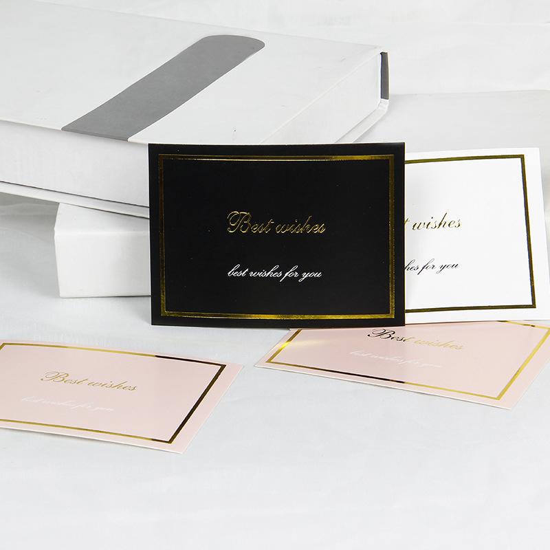 

Korean version of creative greeting cards business birthday wishes thanksgiving Christmas cards hot stamping Valentine's day car