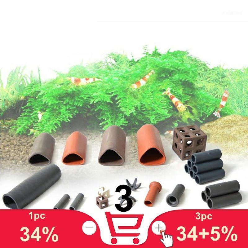 

Aquarium Ceramic House for small Fish Shrimp spawn Shelter Breed, 12kinds house for your choice to design, cover to protect fish1