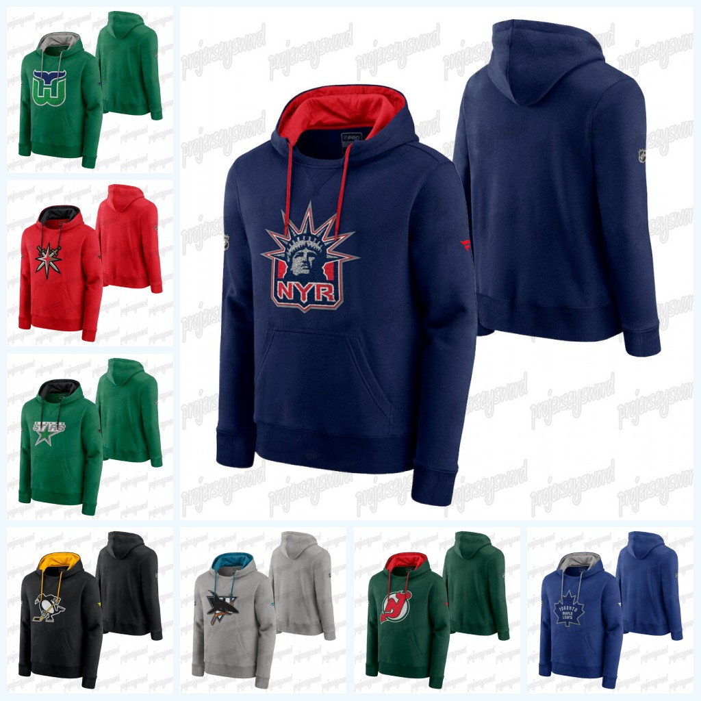 

2021 Special Edition Archival Throwback Pullover Hoodie Rangers Vegas Golden Knights Toronto Maple Leafs St. Louis Blues Philadelphia Flyers, New york rangers