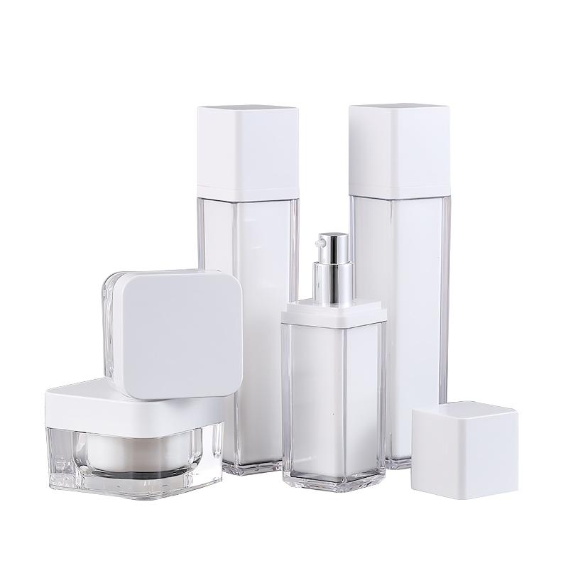 

30g Acrylic Cosmetic 50ml Lotion Pump Bottle with 100ml Spray Box Shampoo Bottles Empty Vail for Travel Containers