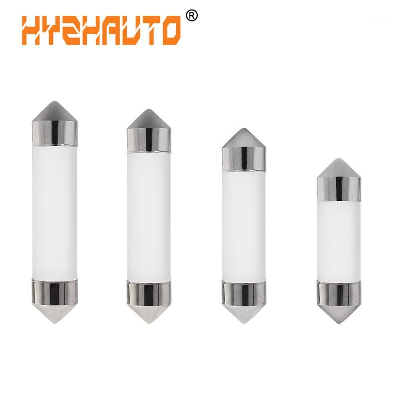 

10pcs C10W C5W LED Car Light Festoon 31mm 36mm 39mm 41mm Bulbs Filament Chips LED Car Interior Reading Lamp Pure White 6000K 12V1, As pic