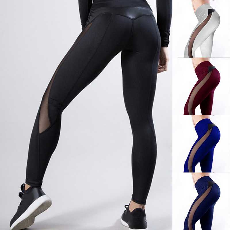 

NEWWomen Leggings Sexy yoga Pants Push Up Fitness Gym Leggins Running Mesh Leggins Seamless Workout Pants Femme High Waist Mujer