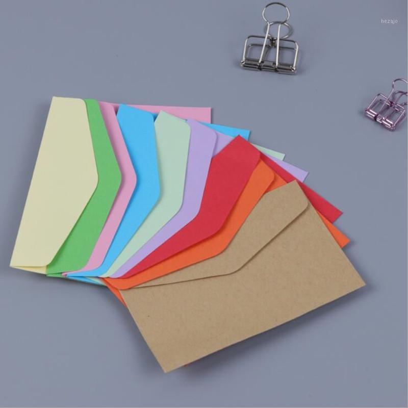 

10pcs/lot 14 models Candy Colors Blank Mini Envelopes Gift Envelopes for Invitation Gift bags1