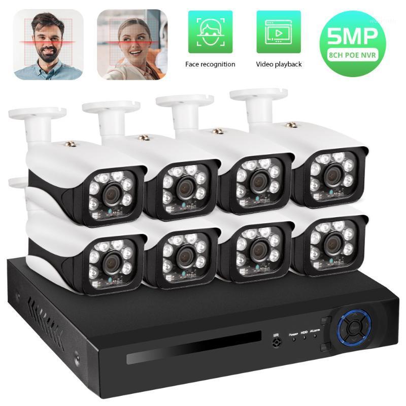 

Fuers CCTV System 8CH NVR 5.0MP POE Camera Surveillance System H.265 Security Waterproof Camera Alarm Video Recorder Face Record1