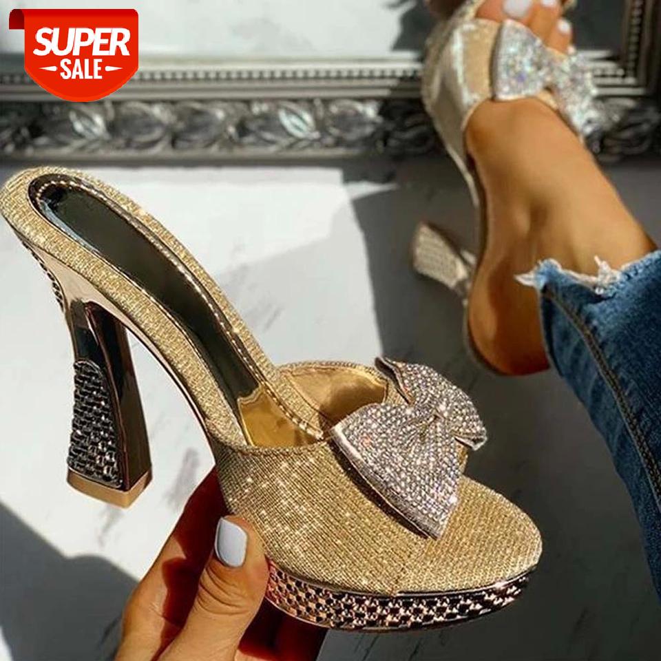 

RIBETRINI Hot Sale Female Mixed Color Slip On Open Toe Shoes Women Pumps High Heel Butterfly Knot Luxucy Summer Pumps #WJ0P, Black