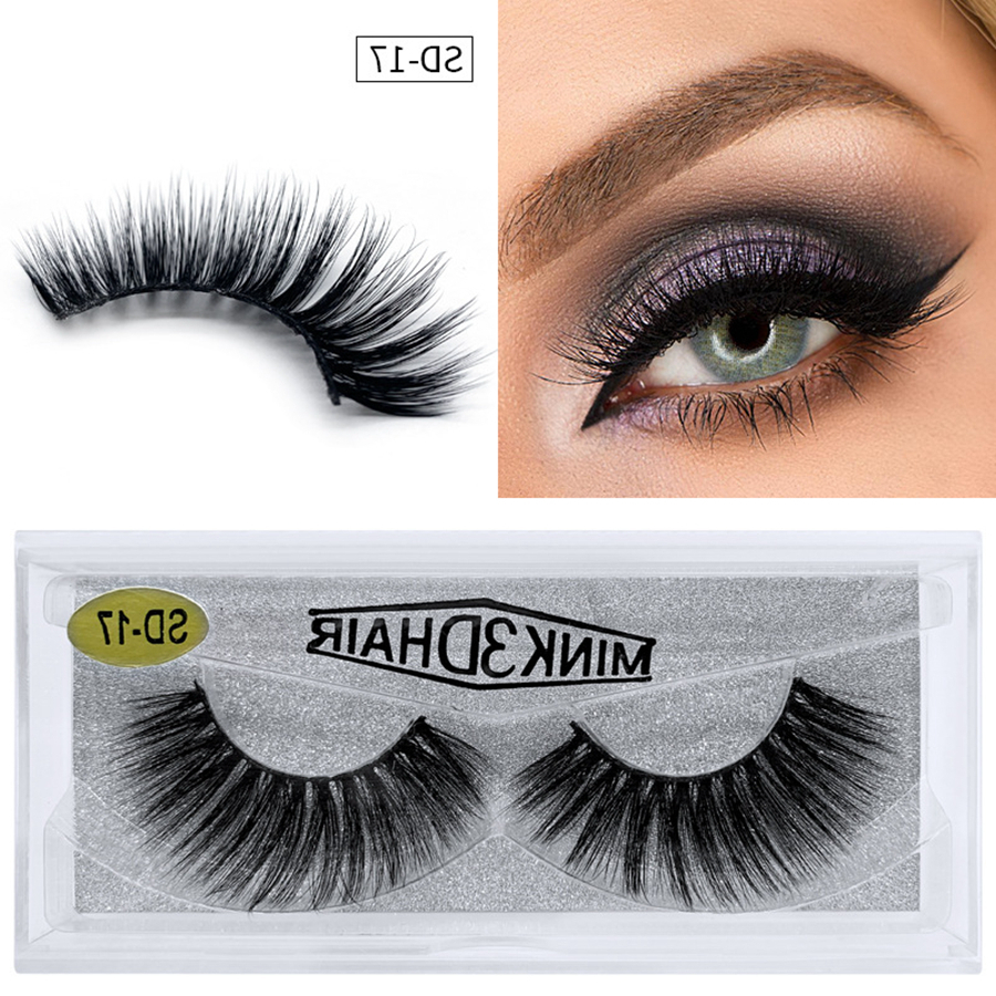 

Mink Eyelashes Natural False Eyelashes Long Eyelash Extension Faux Fake Eye Lashes Makeup Tools