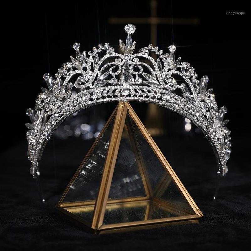 

Hair Clips & Barrettes Baroque Vintage Teal Drop Crystal Bridal Tiaras Crown Diadem Rhinestone Pageant Tiara Collares Headband Wedding Acces, Golden;silver