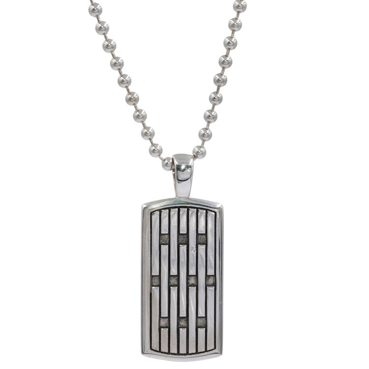 

Necklace Male Pendant S925 Silver Sterling 8a7w