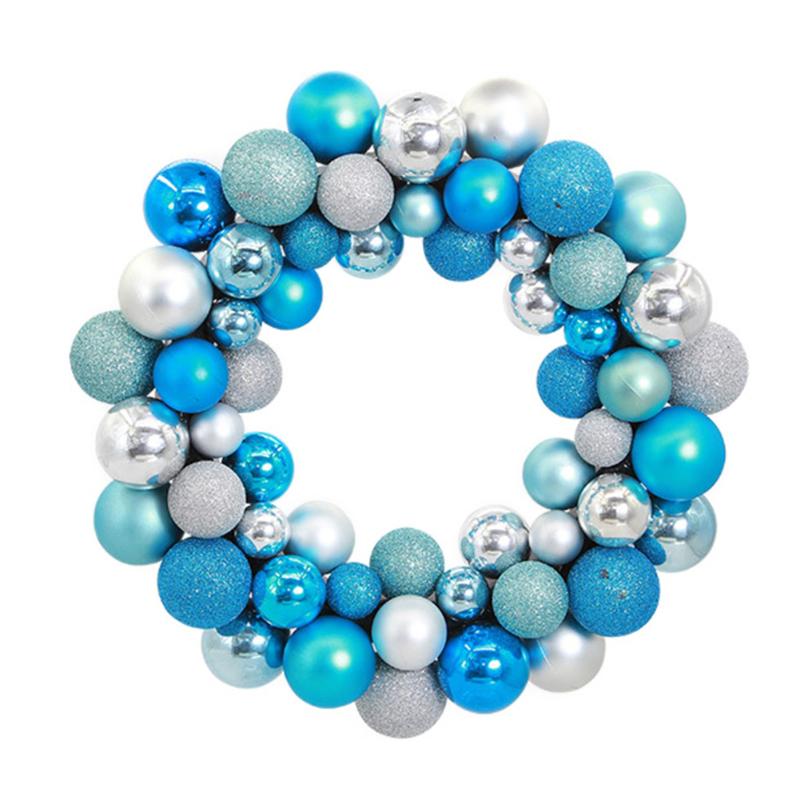 

Decorative Christmas Ball Wreath Festival Scene Layout Photography Prop Showcase Door Wall