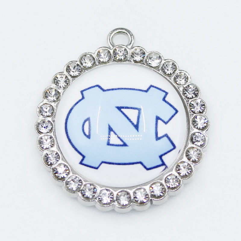 

NCAA Dangle Charms North Carolina Tar Heels Hanging Charms DIY Necklace Pendant Bracelet Jewelry Accessory Charms