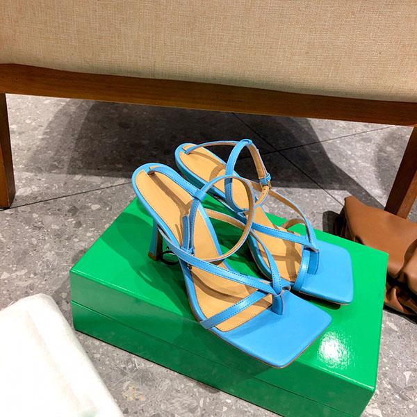 

Fashion Ladies Summer High Quality Outdoor Casual High Heel Sandals Luxury Women Shoes Classic Women Strap High Heel Casual Shoes Size 35-41, Style 8