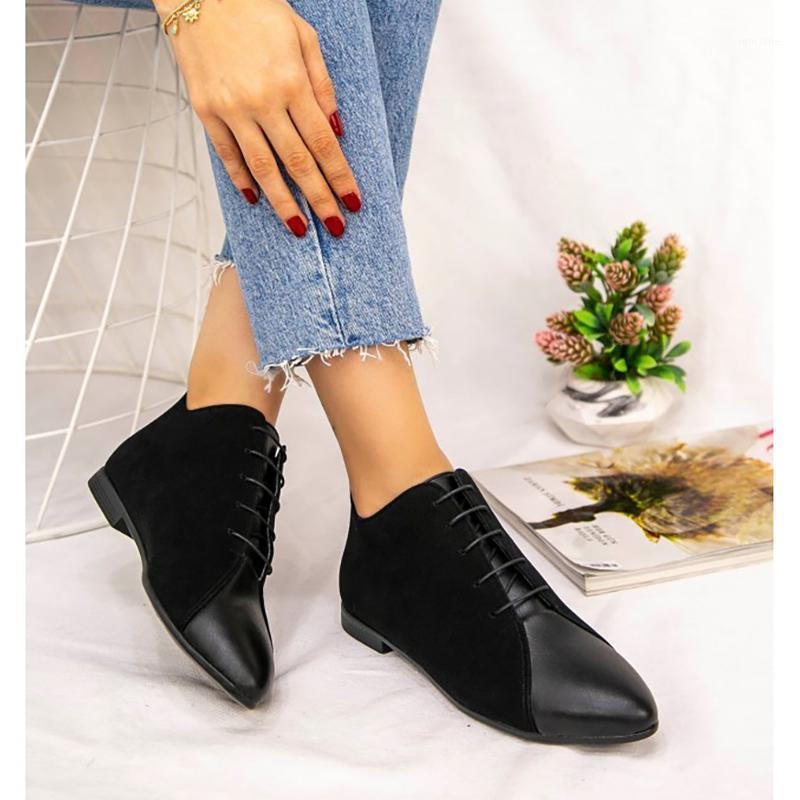 

Aroni Black Suede Leather Women Boots, High Quality, Lace-Up Suede, stylish Design 2021 Fashion Comfortable Casual Spring Autumn Summer1, As pic