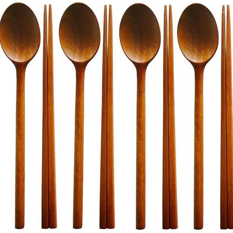 

Wooden Tableware Combination Tableware, Spoon and Chopsticks for Hiking, Climbing, Camping, Fishing, Lunch Or Picnic1